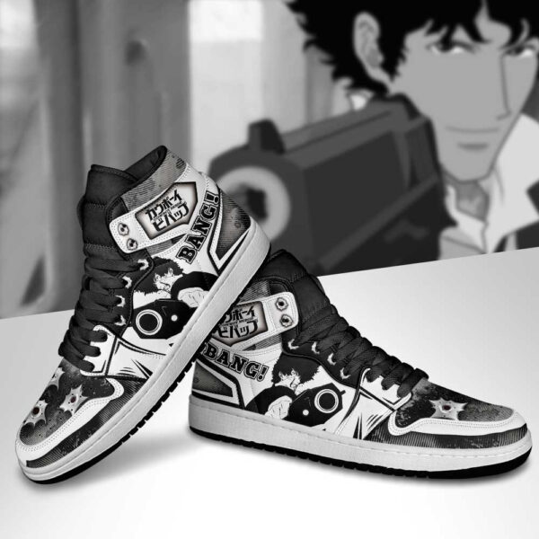 Baskets montantes Air Jordan Spike Spiegel – Chaussures montantes Cowboy Bebop – Image 4