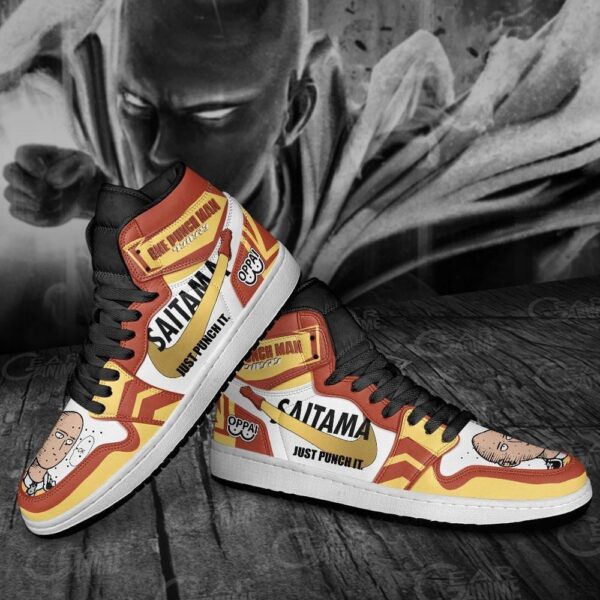 Baskets montantes Air Jordan Saitama – Chaussures montantes One Punch Man – Image 4