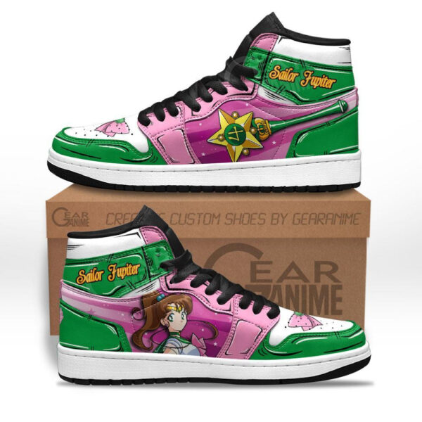 Baskets montantes Air Jordan Sailor Jupiter – Chaussures montantes Sailor Moon