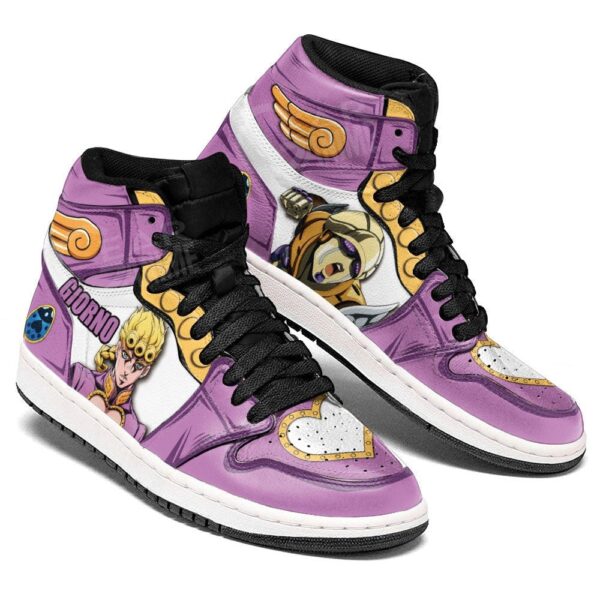 Baskets montantes Air Jordan Giorno Giovanna – Chaussures montantes JoJo's Bizarre Adventure – Image 3