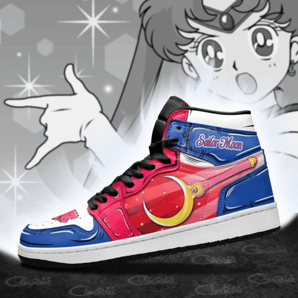 Baskets montantes Air Jordan Usagi Tsukino – Chaussures montantes Sailor Moon – Image 3