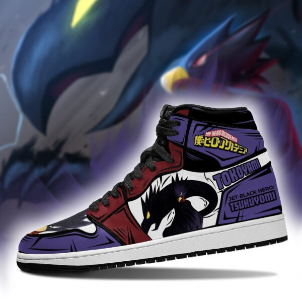 Baskets montantes Air Jordan Fumikage Tokoyami – Chaussures montantes My Hero Academia – Image 3