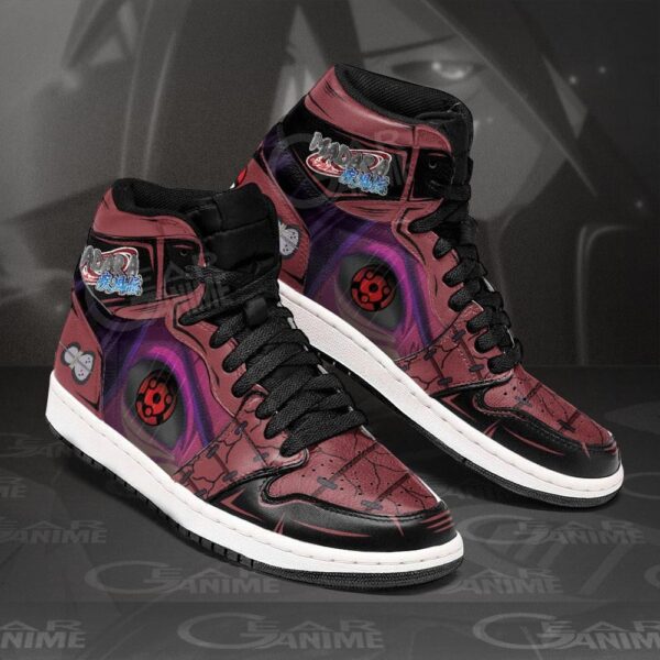 Baskets montantes Air Jordan Madara Uchiha – Chaussures montantes Naruto – Image 3