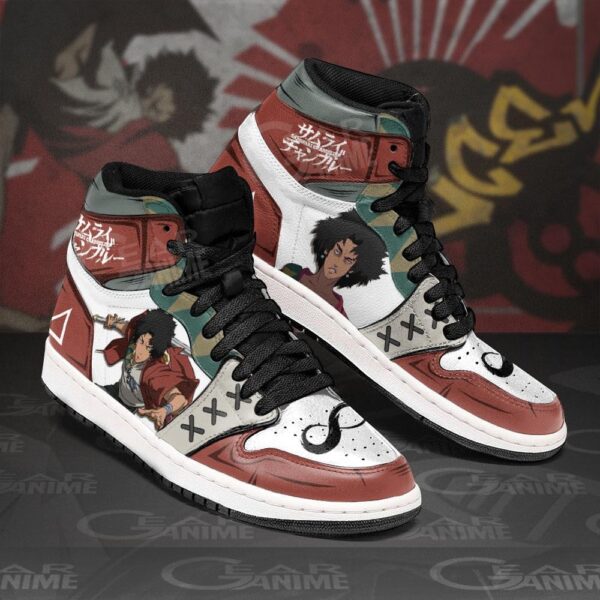 Baskets montantes Air Jordan Mugen – Chaussures montantes Samurai Champloo – Image 2