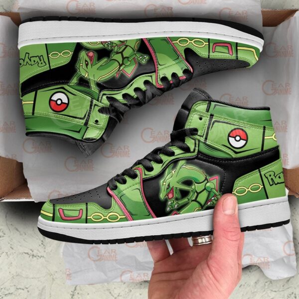Baskets montantes Air Jordan Rayquaza – Chaussures montantes Pokémon – Image 2