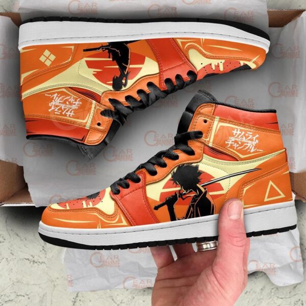 Baskets montantes Air Jordan Mugen & Jin – Chaussures montantes Samurai Champloo – Image 2