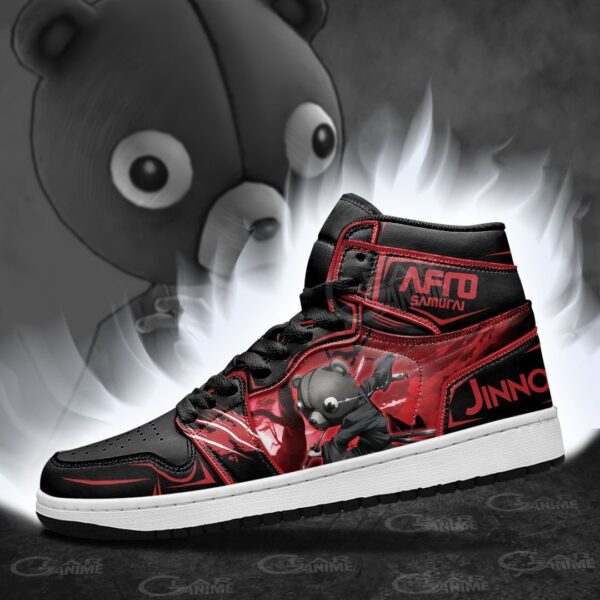 Baskets montantes Air Jordan Jinno – Chaussures montantes Afro Samurai – Image 3