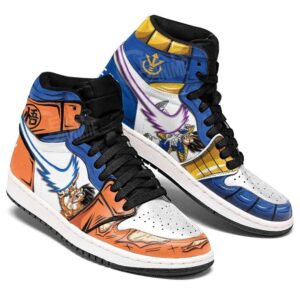 Baskets montantes Air Jordan Goku & Vegeta – Chaussures montantes Dragon Ball
