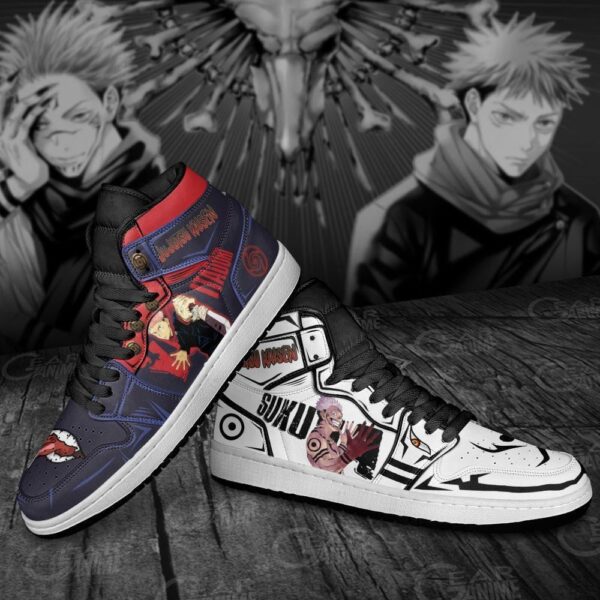 Baskets montantes Air Jordan Sukuna & Itadori – Chaussures montantes Jujutsu Kaisen – Image 4