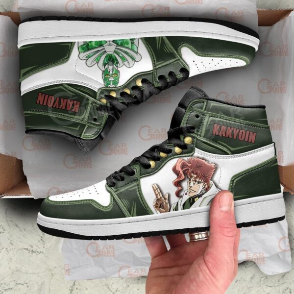 Baskets montantes Air Jordan Noriaki Kakyoin – Chaussures montantes JoJo's Bizarre Adventure – Image 2