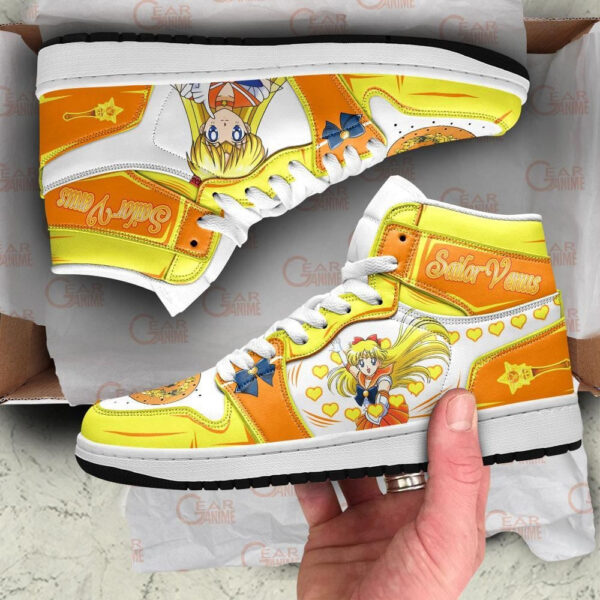 Baskets montantes Air Jordan Sailor Venus – Chaussures montantes Sailor Moon – Image 4