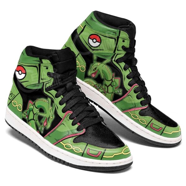 Baskets montantes Air Jordan Rayquaza – Chaussures montantes Pokémon – Image 3