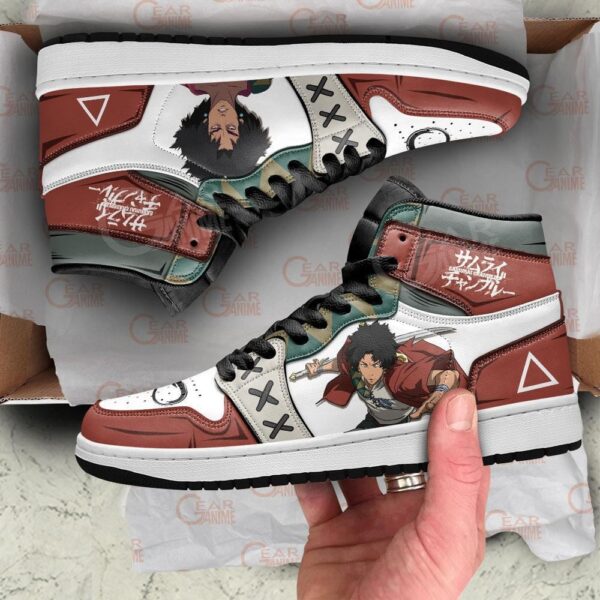 Baskets montantes Air Jordan Mugen – Chaussures montantes Samurai Champloo – Image 4