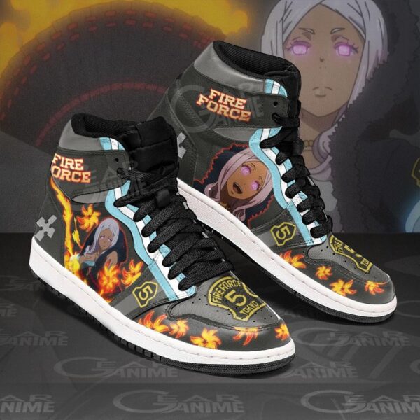 Baskets montantes Air Jordan Hibana – Chaussures montantes Fire Force – Image 2