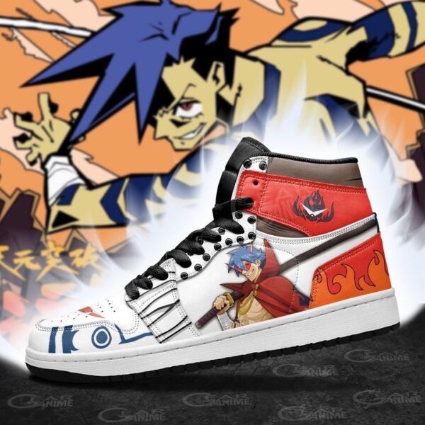 Baskets montantes Air Jordan Kamina – Chaussures montantes Gurren Lagann – Image 3