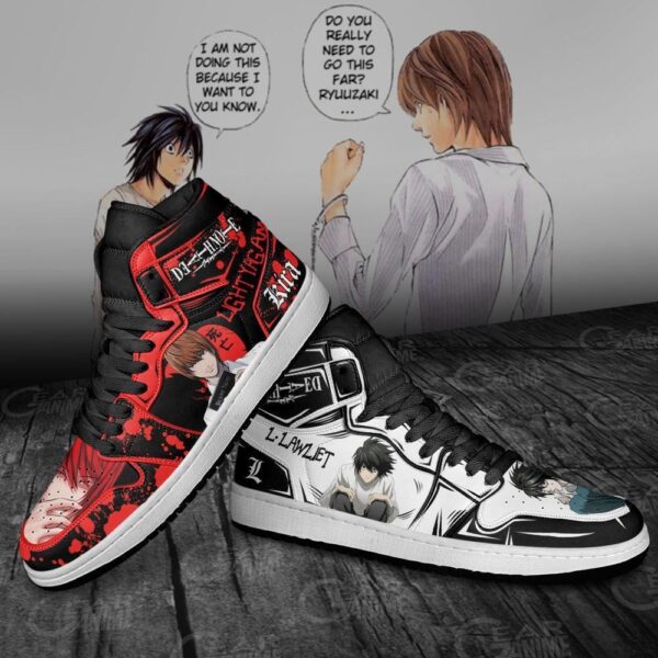 Baskets montantes Air Jordan Light & L – Chaussures montantes Death Note – Image 4