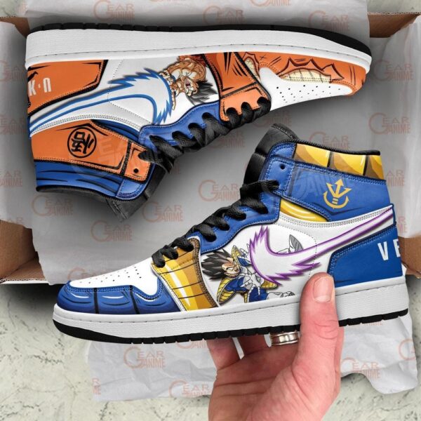 Baskets montantes Air Jordan Goku & Vegeta – Chaussures montantes Dragon Ball – Image 3