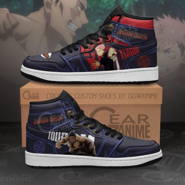 Baskets montantes Air Jordan Itadori & Toudou – Chaussures montantes Jujutsu Kaisen
