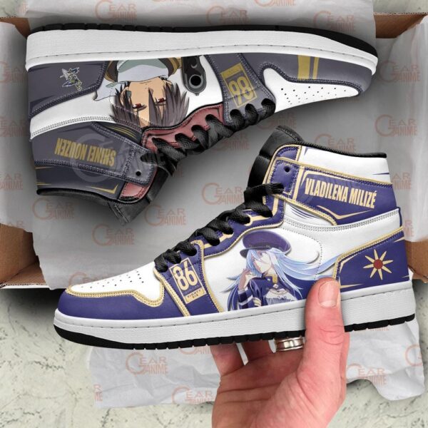 Baskets montantes Air Jordan Vladilena & Shinei – Chaussures montantes 86 Eighty Six – Image 2