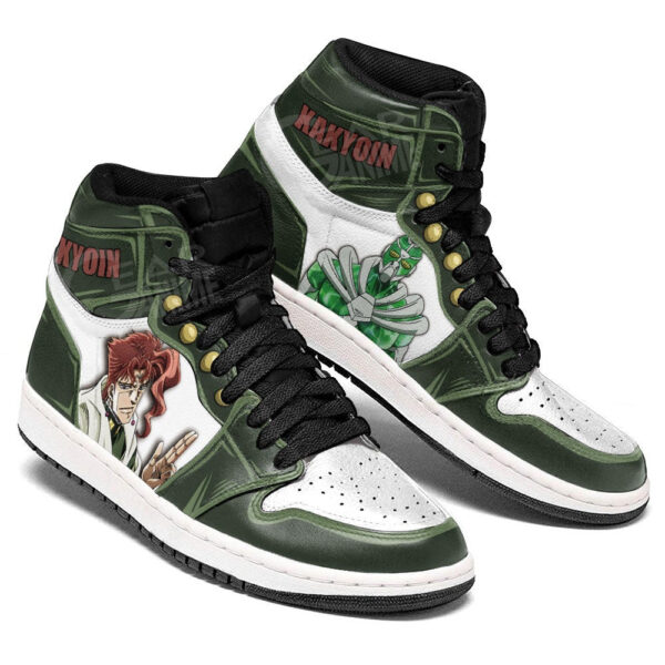 Baskets montantes Air Jordan Noriaki Kakyoin – Chaussures montantes JoJo's Bizarre Adventure – Image 4