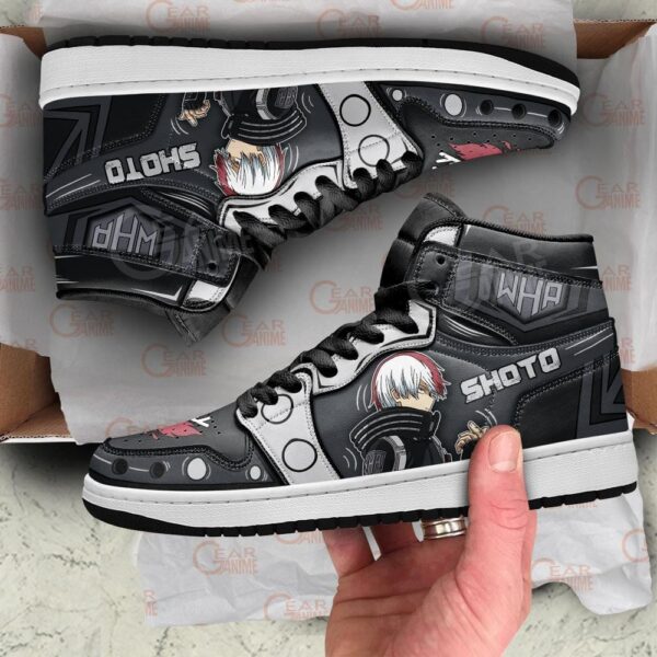 Baskets montantes Air Jordan Shoto Todoroki Musketeer – Chaussures montantes My Hero Academia – Image 4