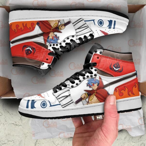 Baskets montantes Air Jordan Kamina – Chaussures montantes Gurren Lagann – Image 4