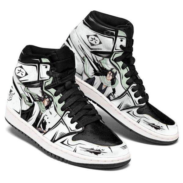 Baskets montantes Air Jordan Byakuya Kuchiki – Chaussures montantes Bleach – Image 3