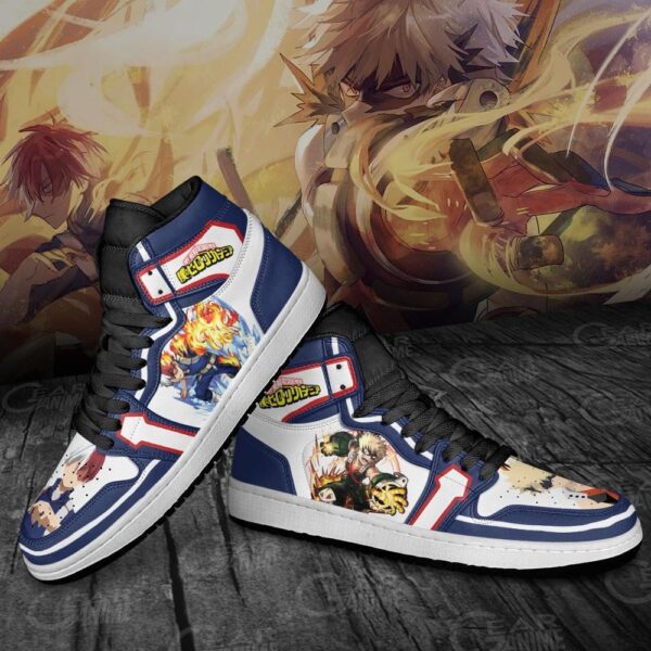 Baskets montantes Air Jordan Todoroki & Bakugo – Chaussures montantes My Hero Academia – Image 3