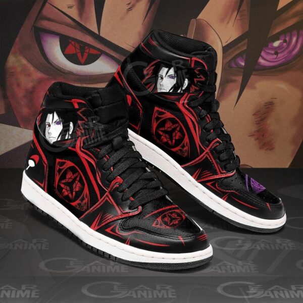 Baskets montantes Air Jordan Sasuke Uchiha – Chaussures montantes Naruto – Image 2