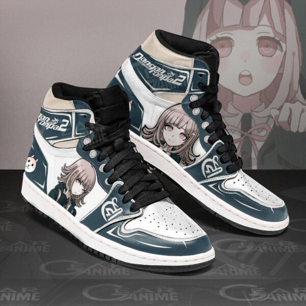 Baskets montantes Air Jordan Chiaki Nanami – Chaussures montantes Danganronpa – Image 2