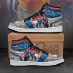 Baskets montantes Air Jordan Zeta Gundam – Chaussures montantes Gundam