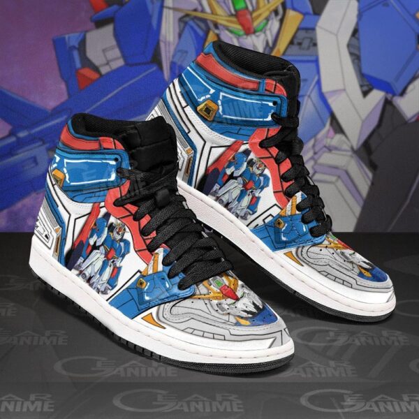 Baskets montantes Air Jordan Zeta Gundam – Chaussures montantes Gundam – Image 2