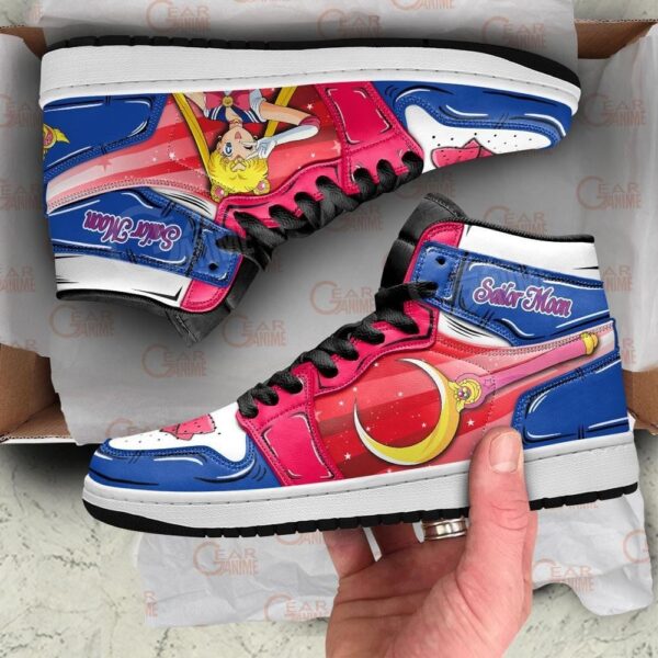 Baskets montantes Air Jordan Usagi Tsukino – Chaussures montantes Sailor Moon – Image 4