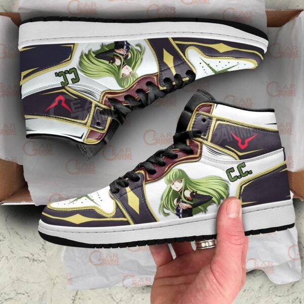 Baskets montantes Air Jordan C.C. – Chaussures montantes Code Geass – Image 4