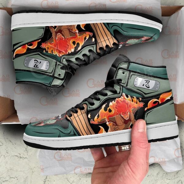 Baskets montantes Air Jordan Might Guy – Chaussures montantes Naruto – Image 3