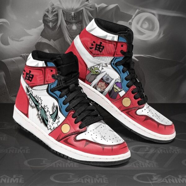 Baskets montantes Air Jordan Jiraiya Sennin – Chaussures montantes Naruto – Image 2