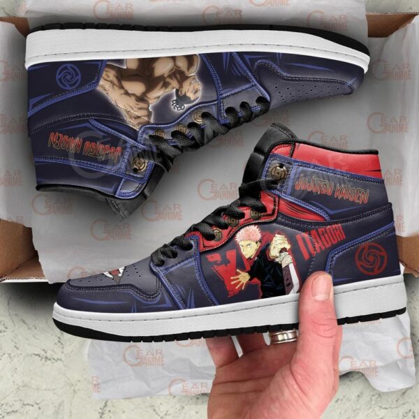 Baskets montantes Air Jordan Itadori & Toudou – Chaussures montantes Jujutsu Kaisen – Image 3