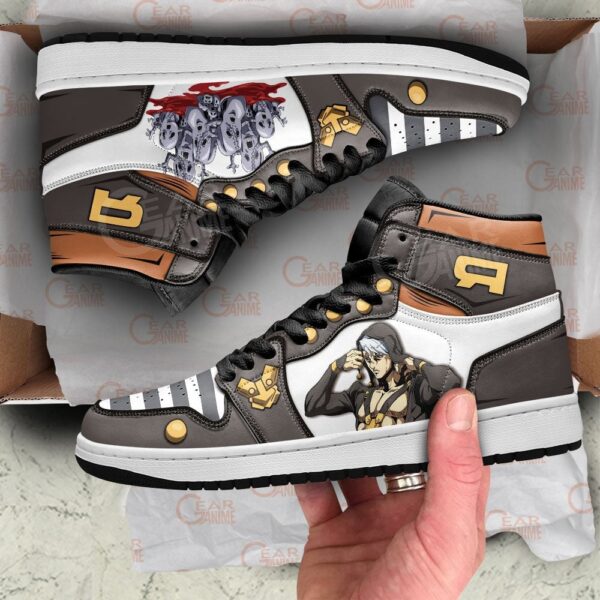 Baskets montantes Air Jordan Risotto Nero – Chaussures montantes JoJo’s Bizarre Adventure – Image 2