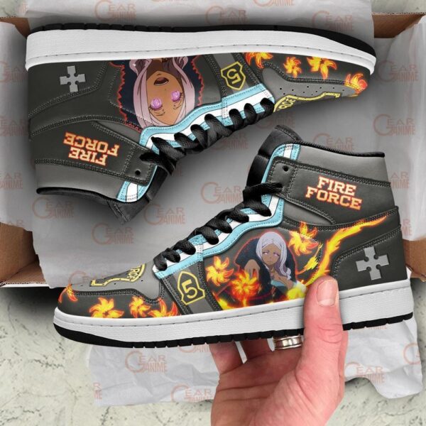 Baskets montantes Air Jordan Hibana – Chaussures montantes Fire Force – Image 4
