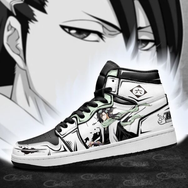 Baskets montantes Air Jordan Byakuya Kuchiki – Chaussures montantes Bleach – Image 4