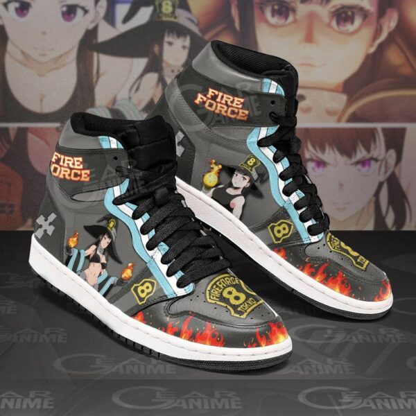 Baskets montantes Air Jordan Maki Oze – Chaussures montantes Fire Force – Image 2