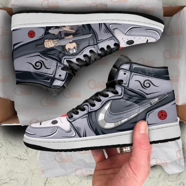Baskets montantes Air Jordan Itachi Anbu – Chaussures montantes Naruto – Image 4
