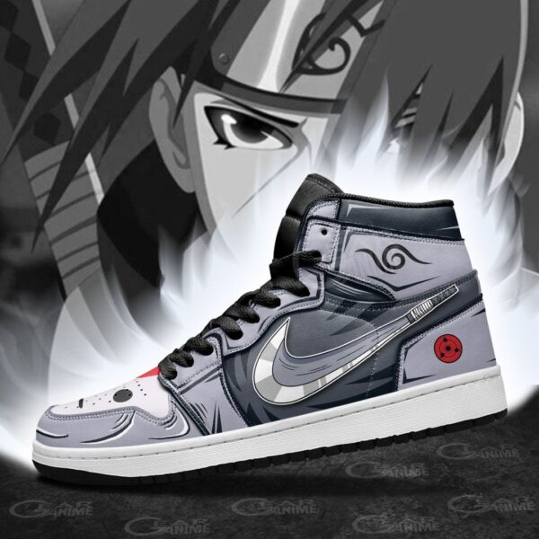Baskets montantes Air Jordan Itachi Anbu – Chaussures montantes Naruto – Image 3