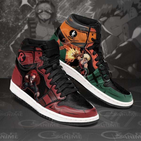 Baskets montantes Air Jordan Bakugo & Kirishima – Chaussures montantes My Hero Academia – Image 2