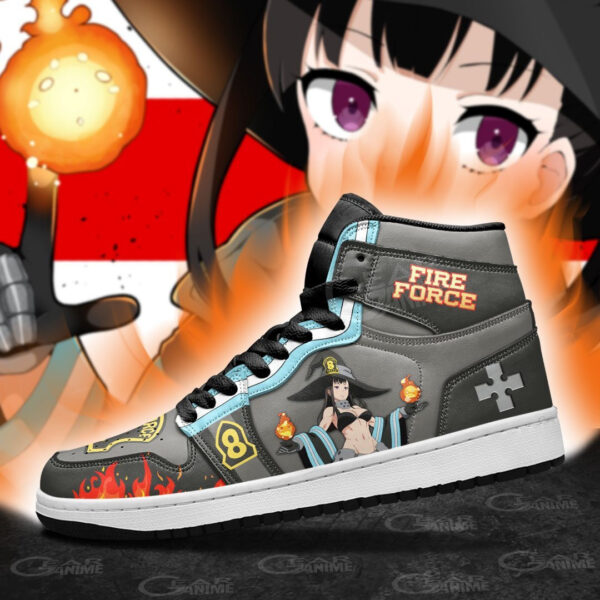 Baskets montantes Air Jordan Maki Oze – Chaussures montantes Fire Force – Image 3