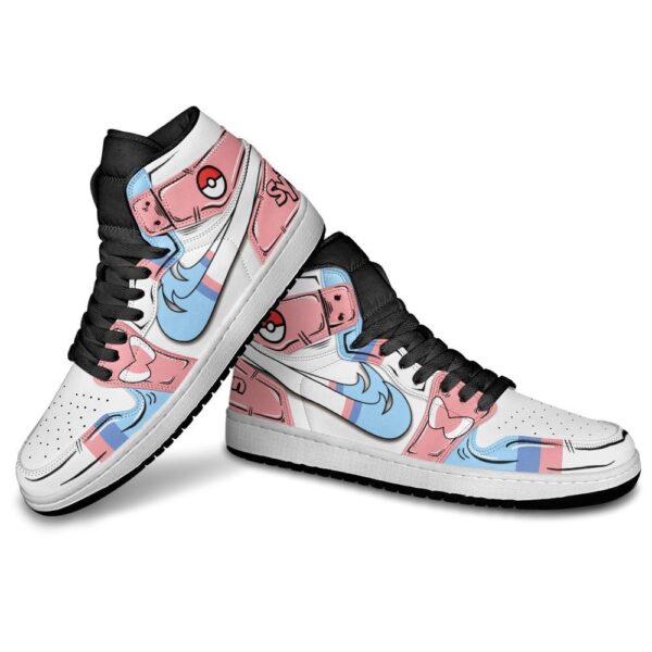 Baskets montantes Air Jordan Sylveon – Chaussures montantes Pokémon – Image 4