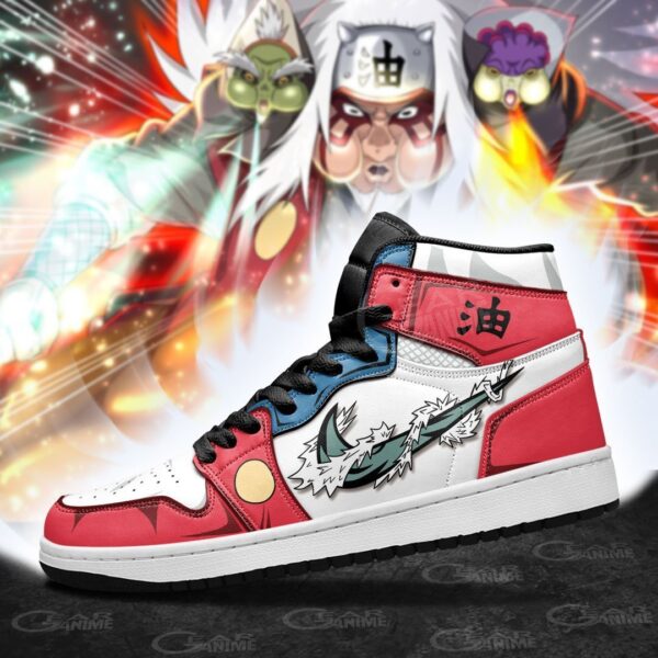 Baskets montantes Air Jordan Jiraiya Sennin – Chaussures montantes Naruto – Image 4