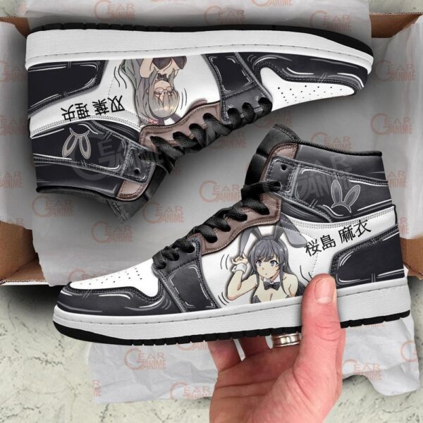 Baskets montantes Air Jordan Rio & Mai – Chaussures montantes Rascal Does Not Dream of Bunny Girl Senpai – Image 3