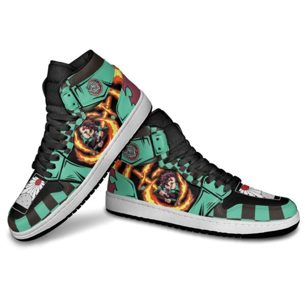 Baskets montantes Air Jordan Tanjiro Rage – Chaussures montantes Demon Slayer – Image 3