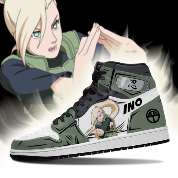 Baskets montantes Air Jordan Ino Yamanaka – Chaussures montantes Naruto – Image 3